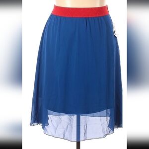 LuLaRoe Skirt in Blue and Red